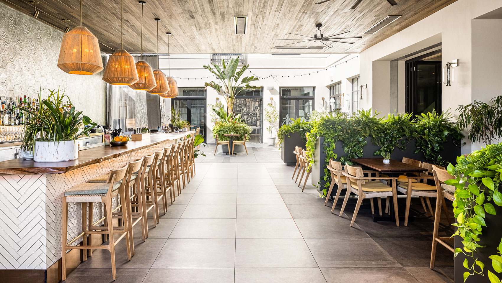 courtyard bar
